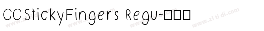 CCStickyFingers Regu字体转换